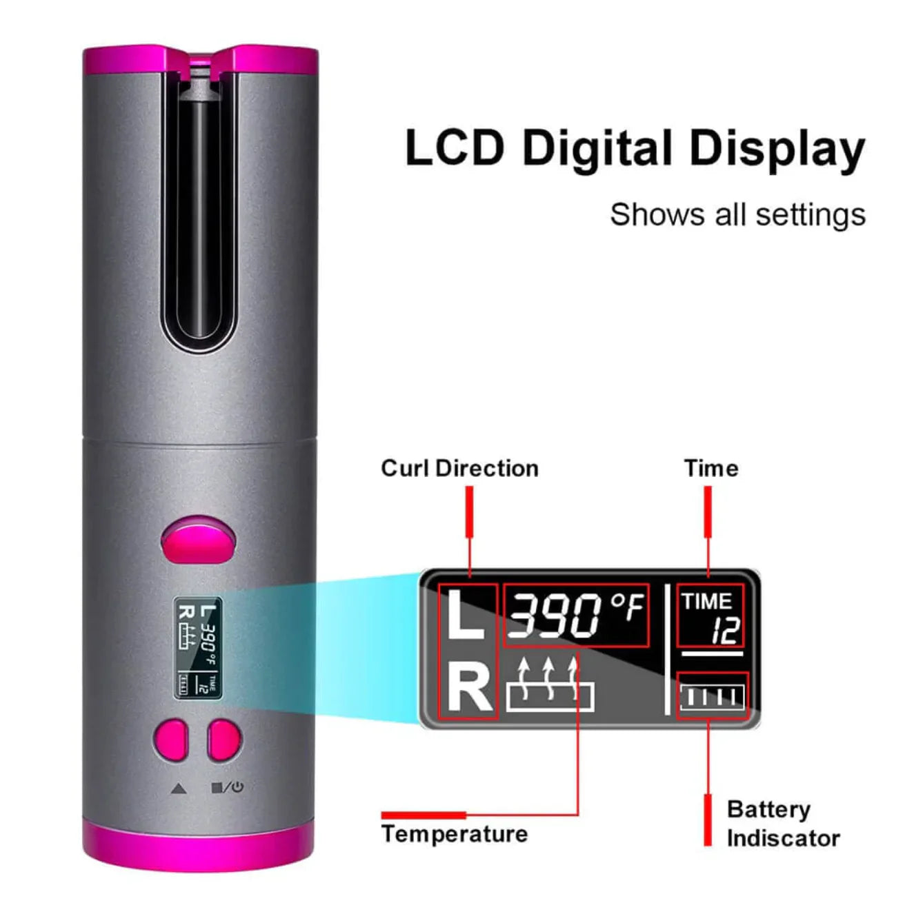 Self-Styling Curling Iron